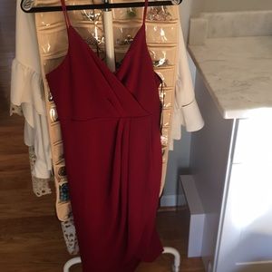 Maroon Cocktail Dress